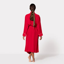 Load image into Gallery viewer, ROBE - Red with Crème Piping
