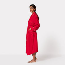 Load image into Gallery viewer, ROBE - Red with Crème Piping
